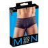 Transparent randig boxershorts (svart)