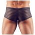 Transparent randig boxershorts (svart)