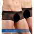 Svenjoyment - Transparent boxerset - svart (2 delar) S-L