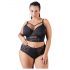 Cottelli Plus Size - Svart spetstopp med band - 95D