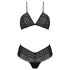 Passion Eco Kerria - spets bikini set (svart)