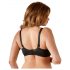 Cottelli Plus Size - push-up bh (svart) - 95D