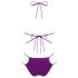 Obsessive Balitta - Glittrig halsbandbikini (lila) - M