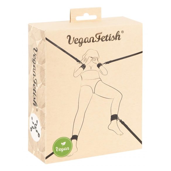 Vegan Fetish - Sängbindningsset (svart)