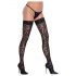 Cottelli Strumpor - svart leopardmönster hold-ups - 3