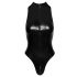 Noir - figurformande ormskinnsbody (svart) - M