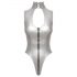 Black Level - halterneck body (silver)