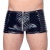 Black Level - Ribbad shorts med dragkedja (svart)