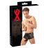 LATEX - boxershorts med penishylsa (svart) - L/XL