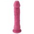 OgazR Optimus - naturtrogen dildo med sugkopp - 22 cm (rosa)