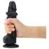 Strap-on-me L - realistisk dubbelskiktad strap-on dildo (svart)