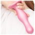 Strap-on-me Curvy S - Vågig dildo med sugkopp (rosa)