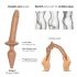 Strap-on-me Switch Realistic S - 2-i-1 silikon dildo (naturlig)