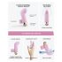 Love to Love Touch Me - uppladdningsbar fingervibrator (rosa)