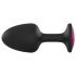 Dorcel Geisha Plug Ruby M - Svart analplugg med rosa sten