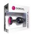 Dorcel Geisha Plug Ruby M - Svart analplugg med rosa sten