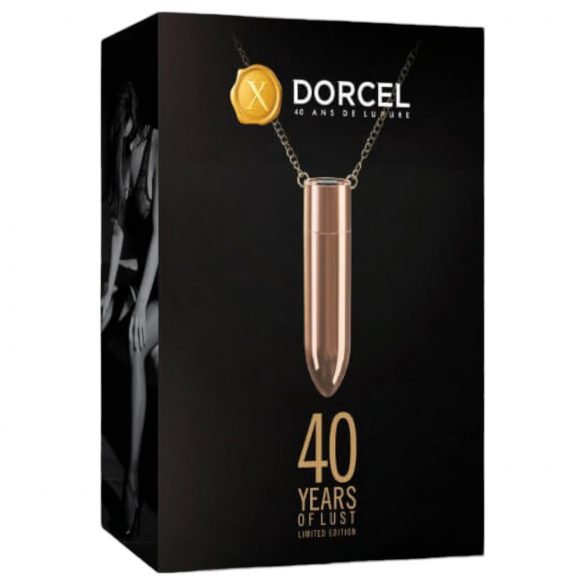 Dorcel - uppladdningsbar vattentät vibratorhalsband (roséguld)