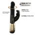 Dorcel Baby Rabbit 2.0 - klitorisarmvibrator (svart-guld)