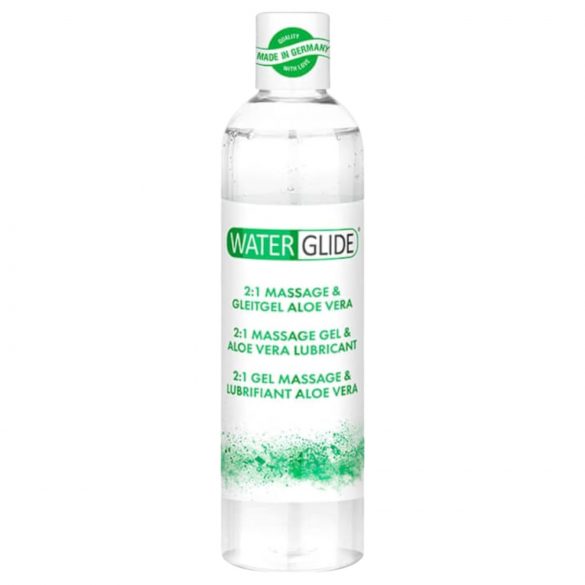 Waterglide 2in1 - Aloe Vera glidmedel & massagegel (300ml)