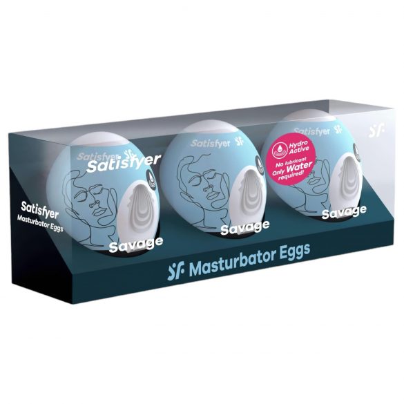 Satisfyer Egg Savage - Äggset för njutning (3 st)