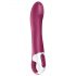 Satisfyer Big Heat - Uppladdningsbar, värmande G-punkt-vibrator (röd)