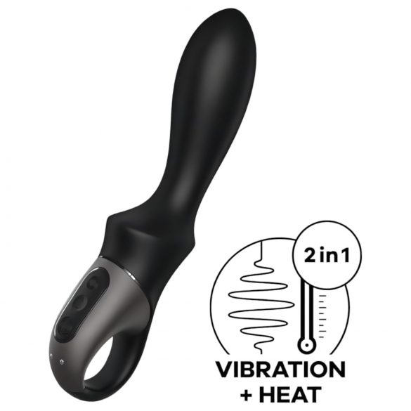 Satisfyer Heat Climax - smart, värmande analvibrator (svart)