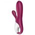 Satisfyer Hot Bunny - smart & varmande klitorisstimulerande dildo (röd)