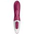 Satisfyer Hot Bunny - smart & varmande klitorisstimulerande dildo (röd)