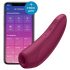 Satisfyer Curvy 1+ - smart klitorisstimulator med luftryck (röd)