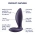 Satisfyer Power Plug - smart anal vibrator (lila)