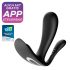 Satisfyer Top Secret Plus - smart 3-grens vibrator (svart)