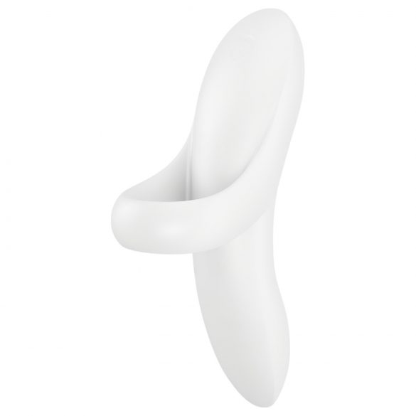 Satisfyer Bold Lover - uppladdningsbar, vattentät fingervibrator (vit)