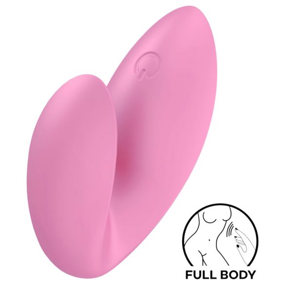 Satisfyer Love Riot - Uppladdningsbar, vattentät fingervibrator (rosa)