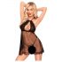 Penthouse Libido Boost - spetsig babydoll med trosa (svart)