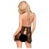 Penthouse Libido Boost - spetsig babydoll med trosa (svart) - L/XL