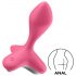 Satisfyer Game Changer - uppladdningsbar anal vibrator (rosa)