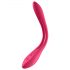 Satisfyer Elastic Joy - uppladdningsbar parvibrator (röd)