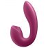 Satisfyer Sunray - uppladdningsbar 2i1 luftvågs-vibrator (röd)