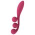 Satisfyer Tri Ball 1 - uppladdningsbar multifunktionsvibrator (röd)