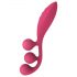 Satisfyer Tri Ball 1 - uppladdningsbar multifunktionsvibrator (röd)