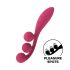 Satisfyer Tri Ball 1 - uppladdningsbar multifunktionsvibrator (röd)