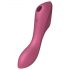 Satisfyer Curvy Trinity 3 - 2i1 luftvågsvibrator (röd)