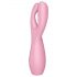 Satisfyer Threesome 3 - uppladdningsbar klitorisstimulator (rosa)