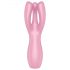 Satisfyer Threesome 3 - uppladdningsbar klitorisstimulator (rosa)