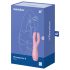 Satisfyer Threesome 3 - uppladdningsbar klitorisstimulator (rosa)