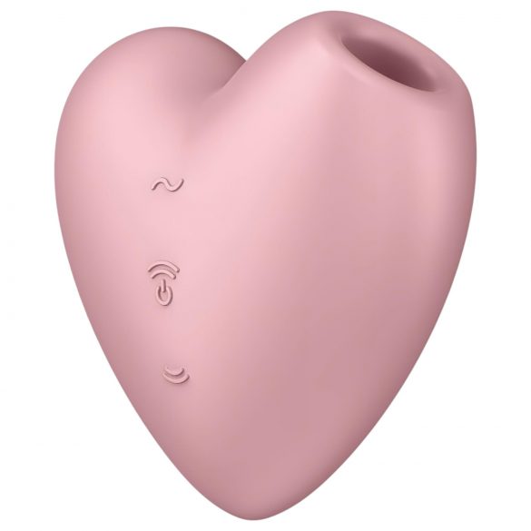 Satisfyer Cutie Heart - Laddningsbar lufttrycksvibrator (rosa)