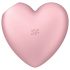 Satisfyer Cutie Heart - Laddningsbar lufttrycksvibrator (rosa)