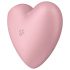 Satisfyer Cutie Heart - Laddningsbar lufttrycksvibrator (rosa)