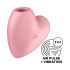 Satisfyer Cutie Heart - Laddningsbar lufttrycksvibrator (rosa)