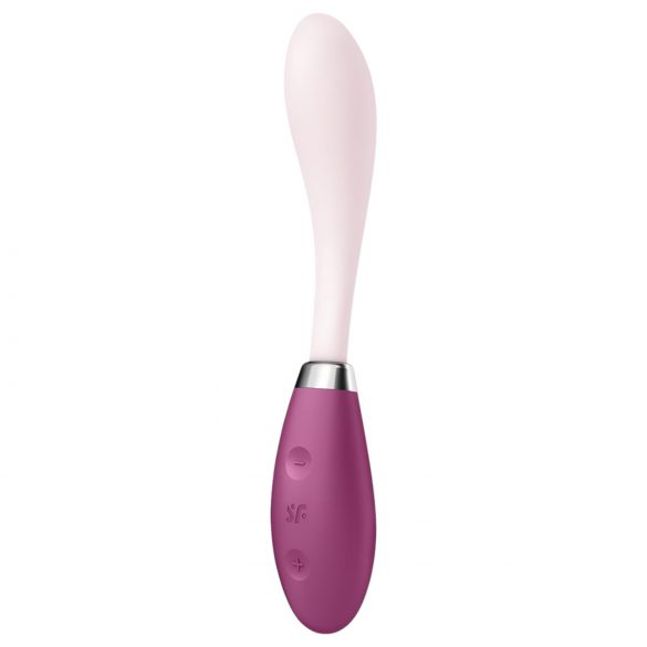 Satisfyer G-Spot Flex 3 - Uppladdningsbar G-punkt vibrator (rosa-röd)